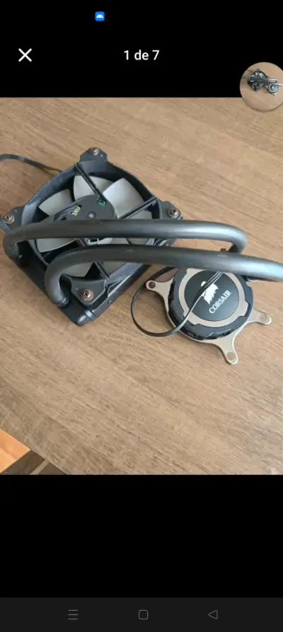 Refrigeración líquida Corsair AIO 120mm para CPU - miniatura 1