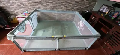 Corral de juego para bebé marca Hahafish - miniatura 4