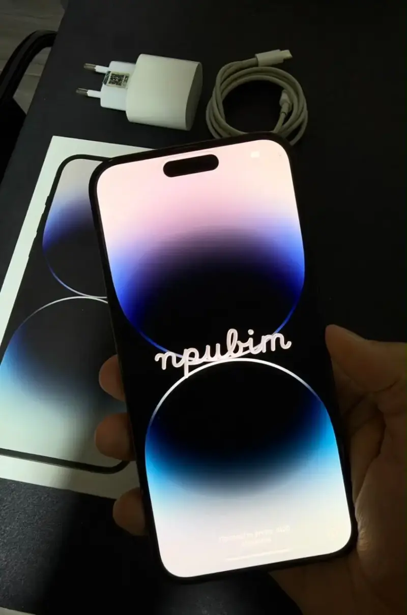 iPhone 14 Pro Max con cargador y caja original - 2