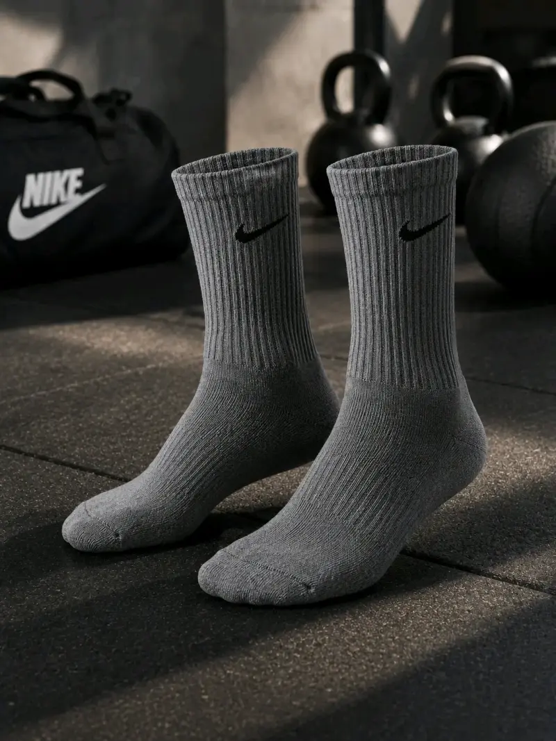 Tripack calcetines deportivos Nike Everyday gris - 2