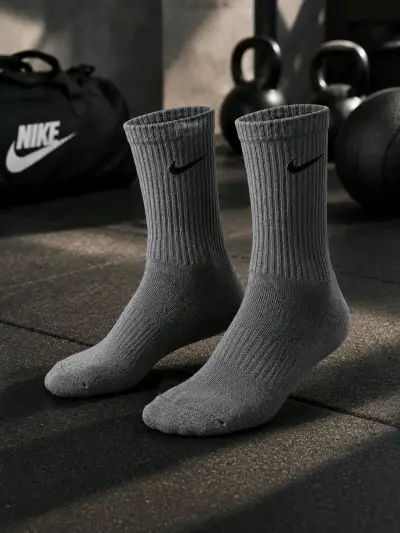Tripack calcetines deportivos Nike Everyday gris - miniatura 2