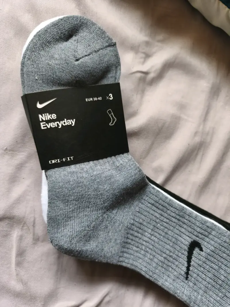 Tripack calcetines deportivos Nike Everyday gris - 3
