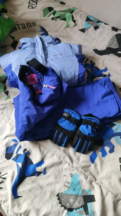 Conjunto de esquí para niño Burton azul - miniatura 1