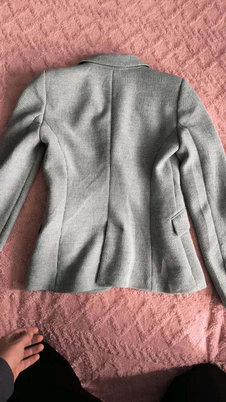 Blazer gris para mujer Zara Woman - 5