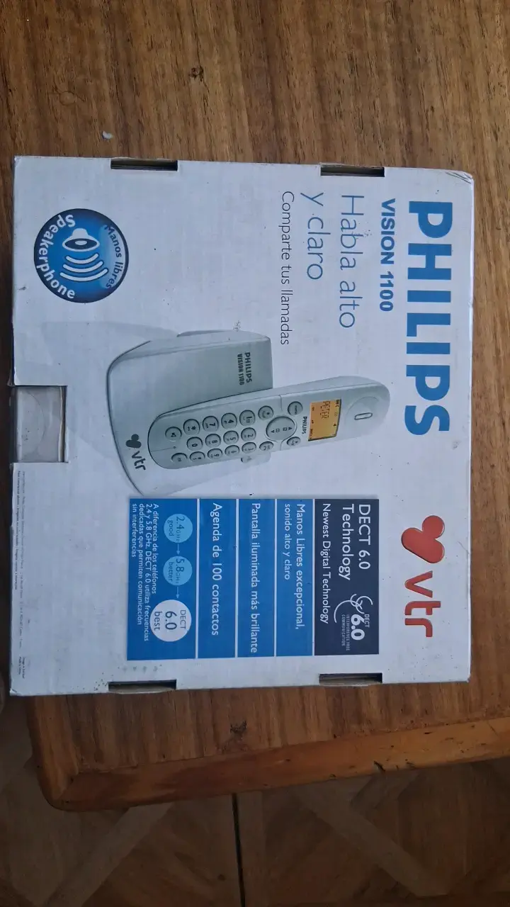Teléfono inalámbrico Philips Vision con altavoz - 1