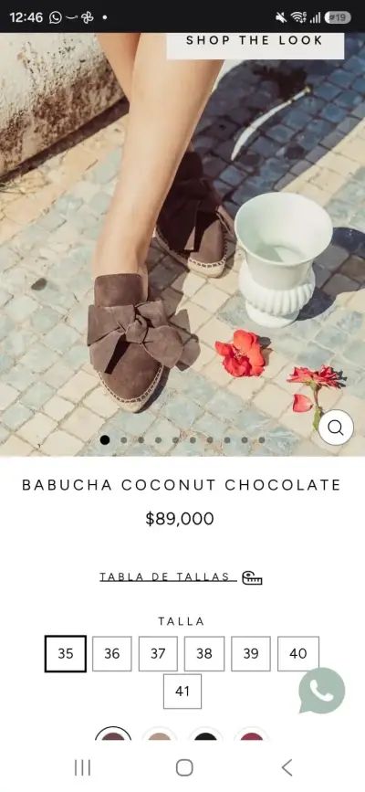 Babuchas Urco Café Talla 40 Nuevas - miniatura 2