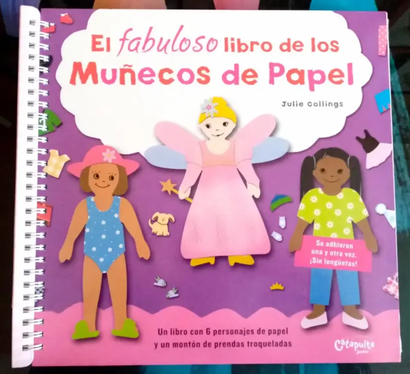 Libro didáctico de muñecos de papel para niños - 1