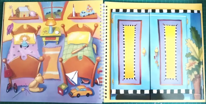 Libro didáctico de muñecos de papel para niños - 5