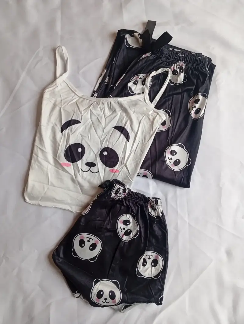 Pijamas de mujer con estampado de aguacate - 3