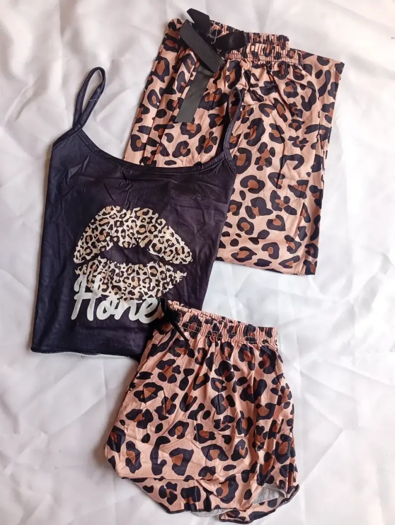 Pijamas de mujer con estampado de aguacate - 5