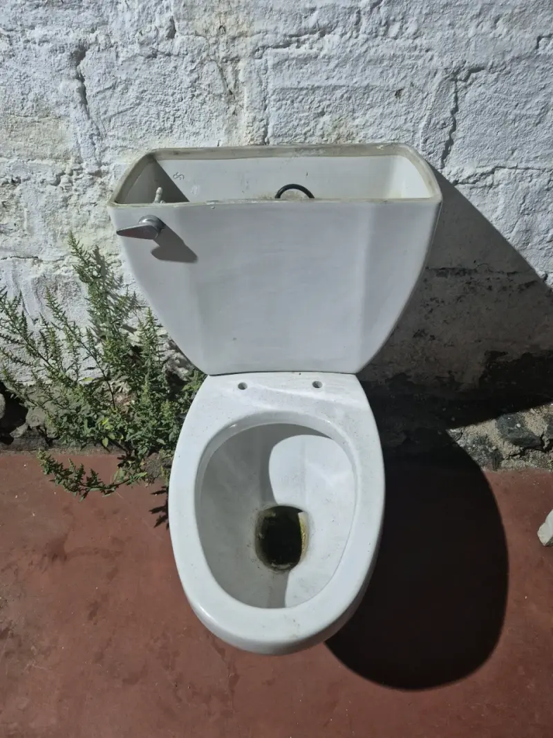 Inodoro de cerámica con tanque de descarga - 2