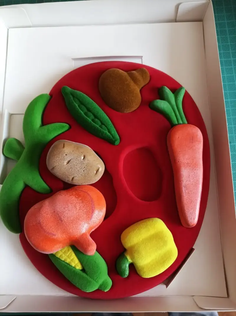 JUGUETE 3D DE VERDURAS, Rubbabu Jr. para Niños - 2