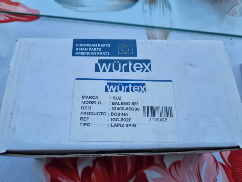 Bobina de Encendido Würtex para Suzuki Baleno - 4