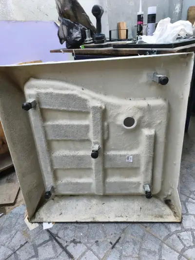 Receptor de Ducha Cuadrado Blanco con Desagüe - miniatura 2