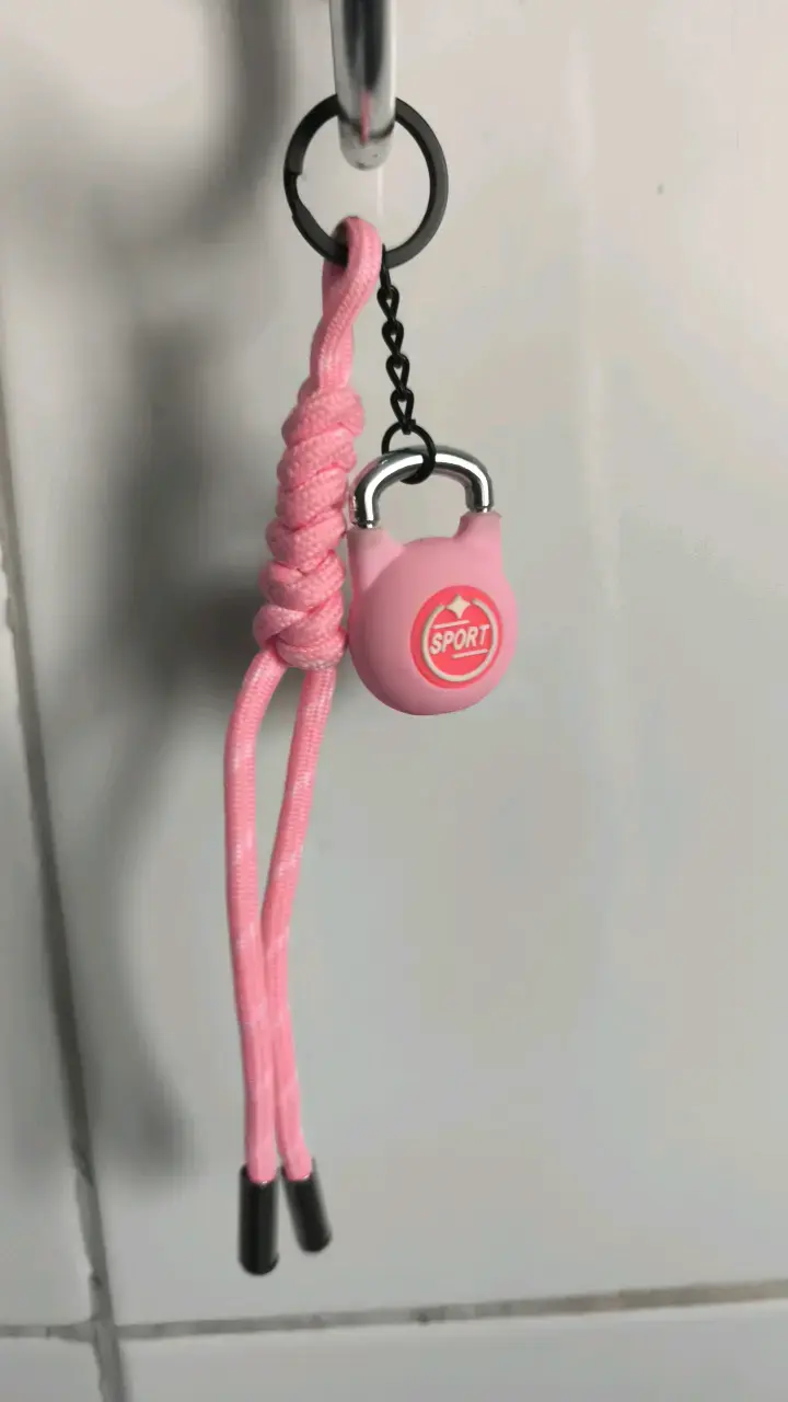 Llavero Kettlebell Rosa Deportivo