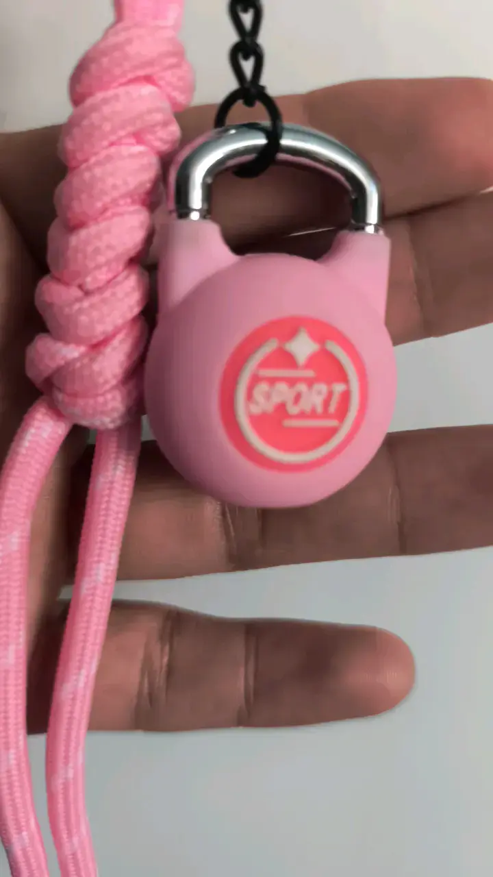 Llavero Kettlebell Rosa Deportivo - 6