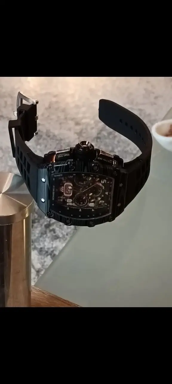 Reloj deportivo Richard Mille negro de lujo - 3
