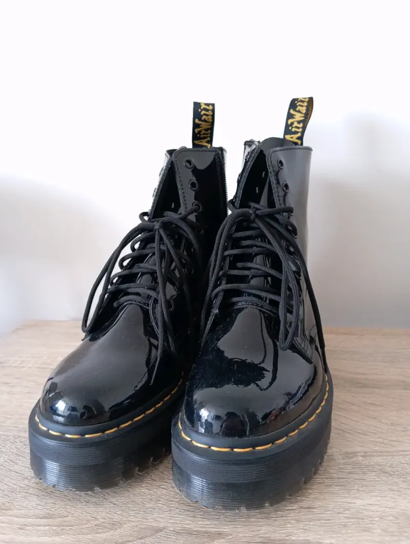 Botas Jadon Dr. Martens Charol Plataforma T41 - 1