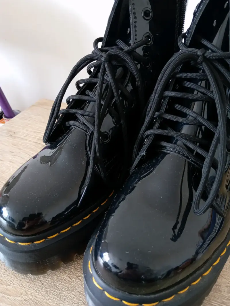 Botas Jadon Dr. Martens Charol Plataforma T41 - 2