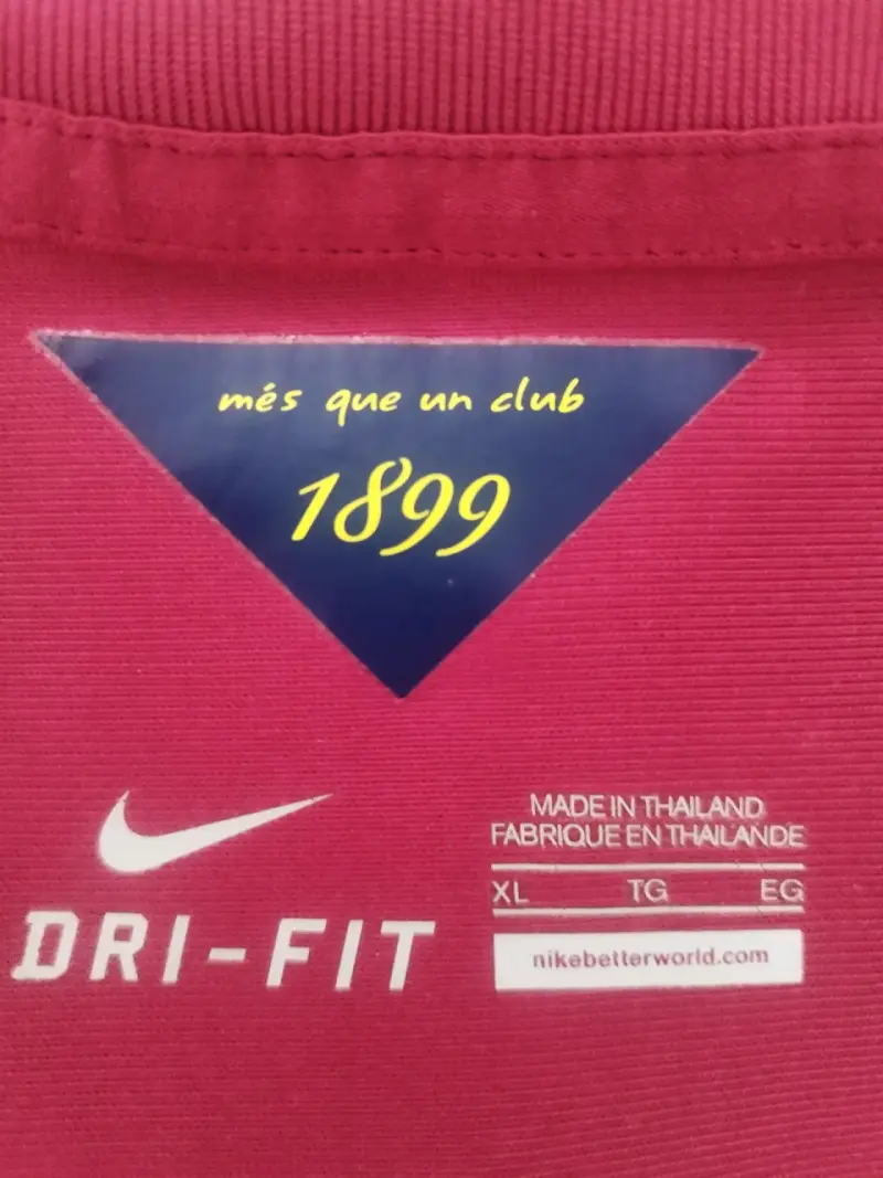 Camiseta FC Barcelona 14/15 Nike Dri-Fit Talla XL - 3