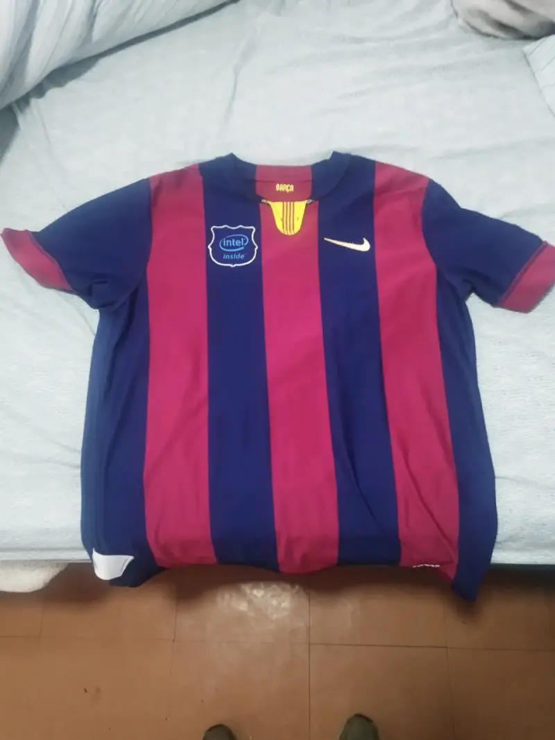 Camiseta FC Barcelona 14/15 Nike Dri-Fit Talla XL - 4