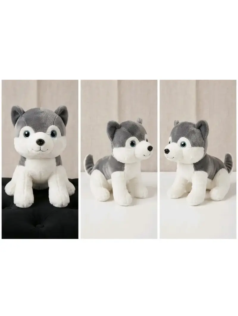 Peluche de Husky Siberiano Suave y Tierno