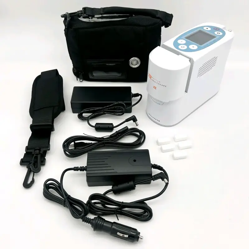 Concentrador de Oxígeno Portátil con Accesorios