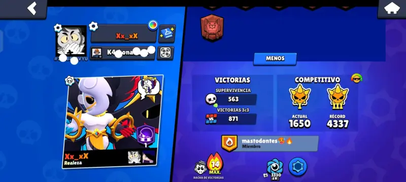 Cuenta de brawl stars 10.000 - 6