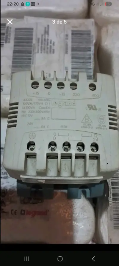 Vendo o permuto 19 Transformadores De Comando Y Se - miniatura 2