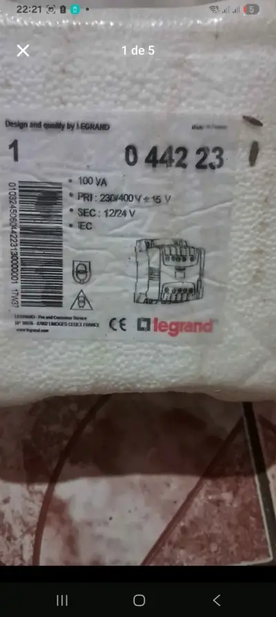 Vendo o permuto 19 Transformadores De Comando Y Se - miniatura 3