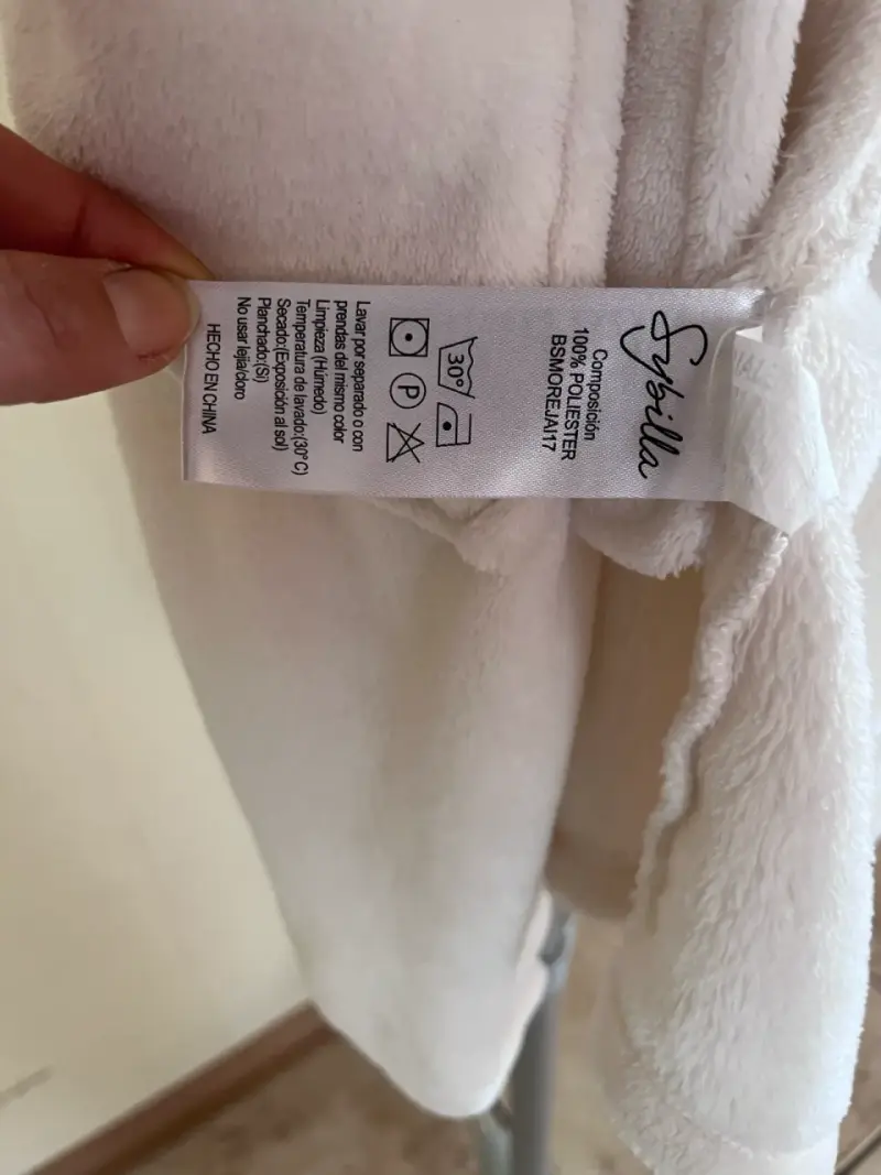 Bata de estar con gorro orejitas Sybilla talla XS - 6