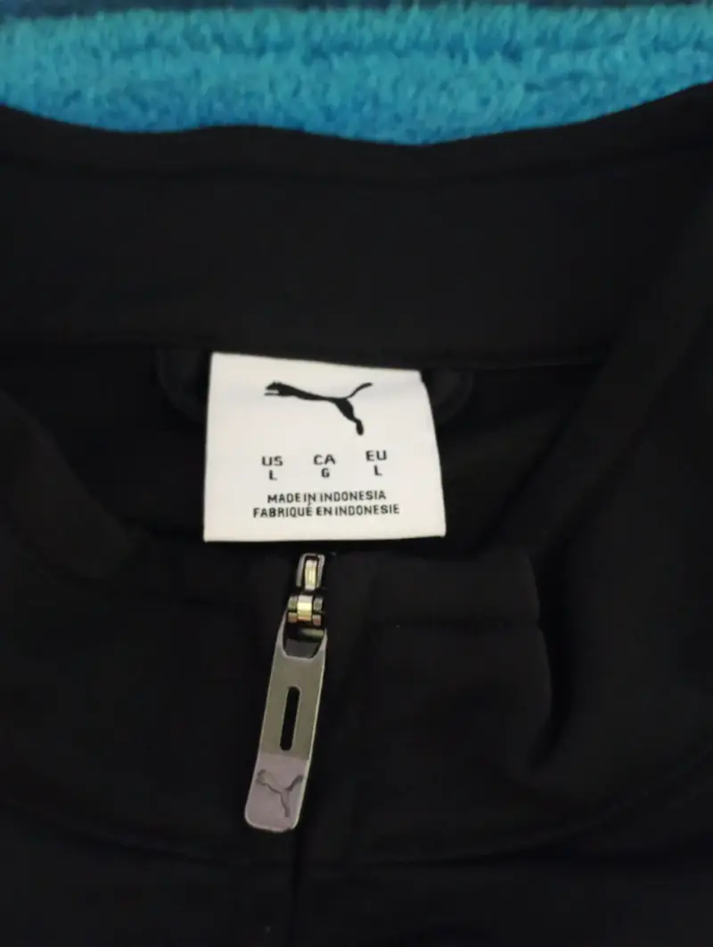 Chaqueta deportiva negra Puma talla L - 2