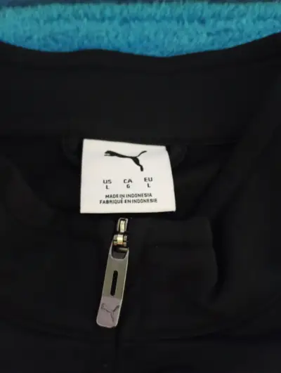 Chaqueta deportiva negra Puma talla L - miniatura 2