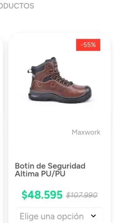 Botas de Seguridad Marrón Sherpa Water Resistant - miniatura 1