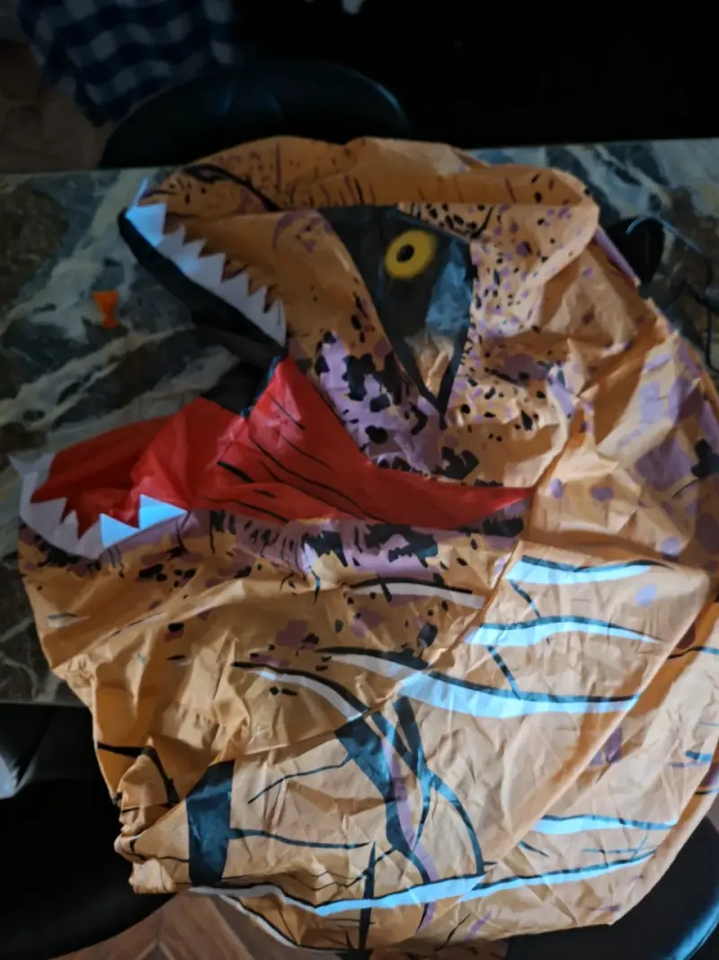 Disfraz inflable de dinosaurio(solo un uso) - 2