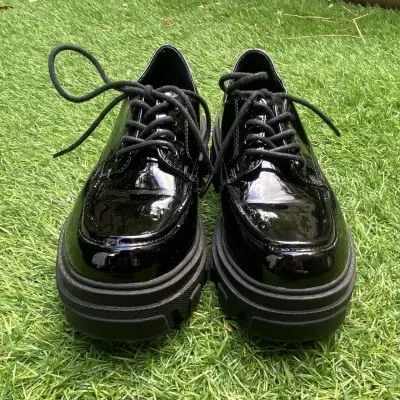 Mocasines de charol negros - miniatura 3