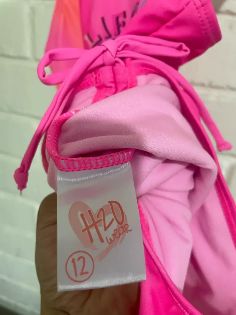 Traje de baño infantil rosa H2O Wear - 3