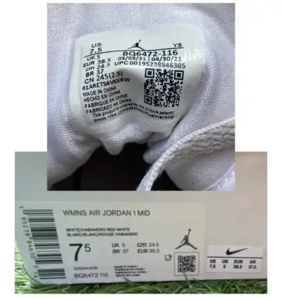Zapatillas Air Jordan rojo con blanco - miniatura 5