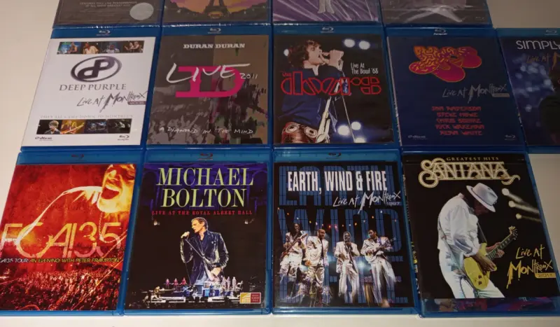 Colección de Blu-rays de conciertos en vivo - 4