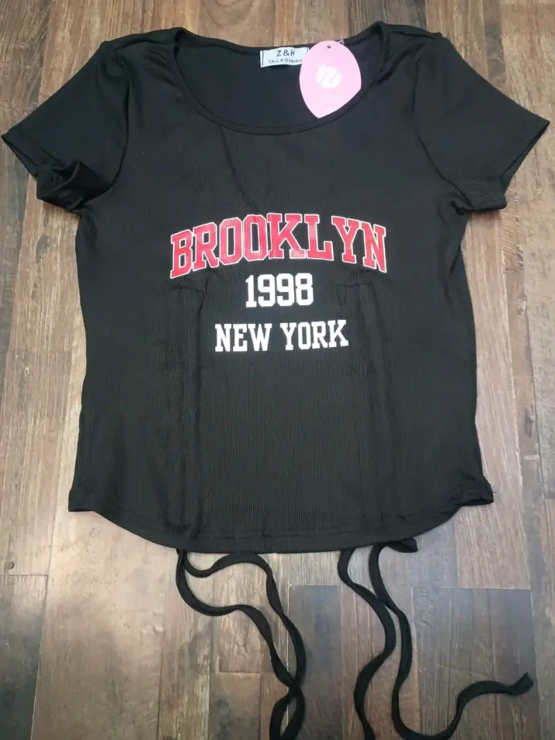 Polera Z&H Brooklyn 1998 New York negra - 1