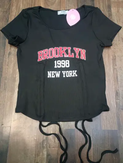 Polera Z&H Brooklyn 1998 New York negra - miniatura 1