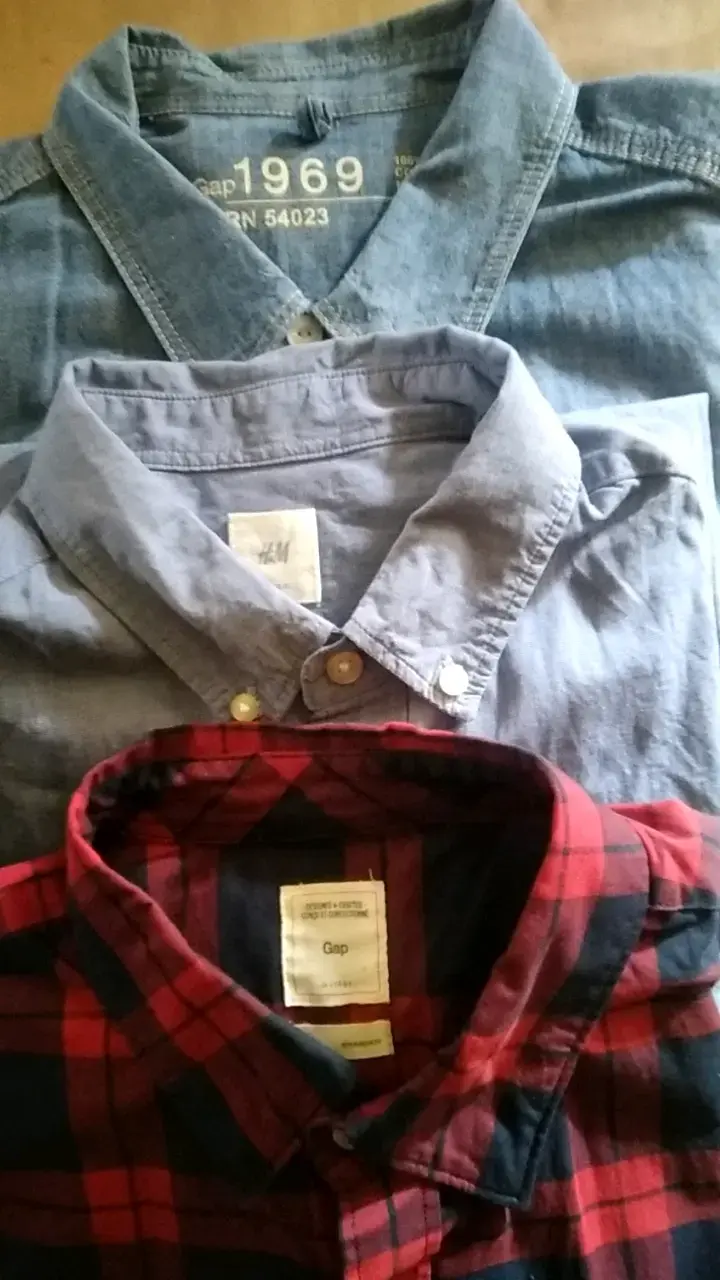 Lote de 9 camisas de hombre variadas - 4