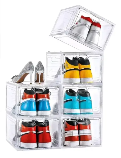 Cajas Organizadoras Transparentes para Zapatos - miniatura 1
