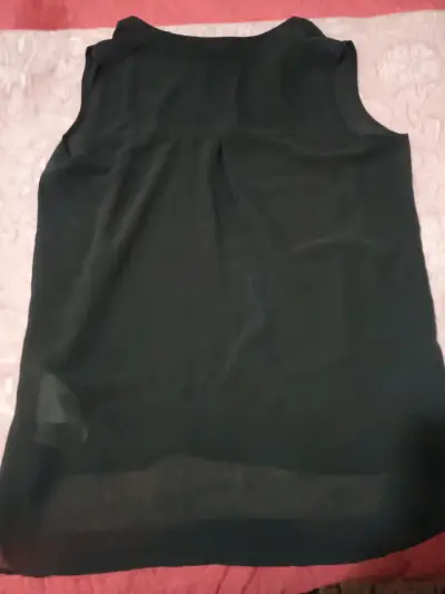 Blusa sin mangas negra Amisu talla XS - miniatura 2