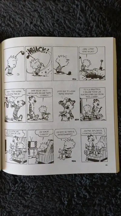 Libro de historietas Calvin y Hobbes de Bill Watterson - miniatura 4