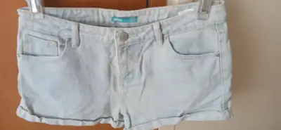 Shorts de mezclilla claros Index talla 44 - miniatura 1