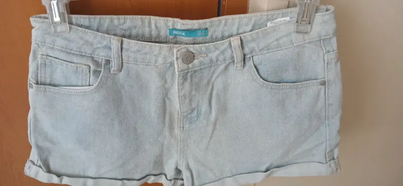 Shorts de mezclilla claros Index talla 44 - 2