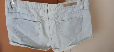 Shorts de mezclilla claros Index talla 44 - miniatura 4