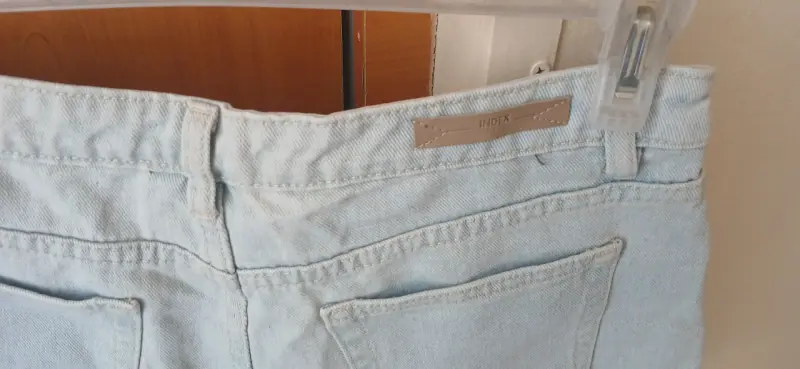 Shorts de mezclilla claros Index talla 44 - 5