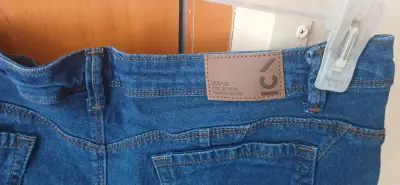 Shorts de mezclilla azul para mujer talla 48 - miniatura 4